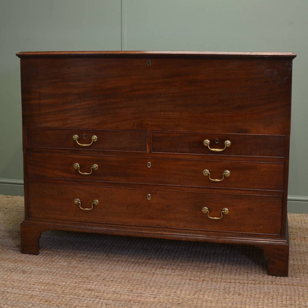 Spectacular Quality Georgian Mahogany Antique Chest