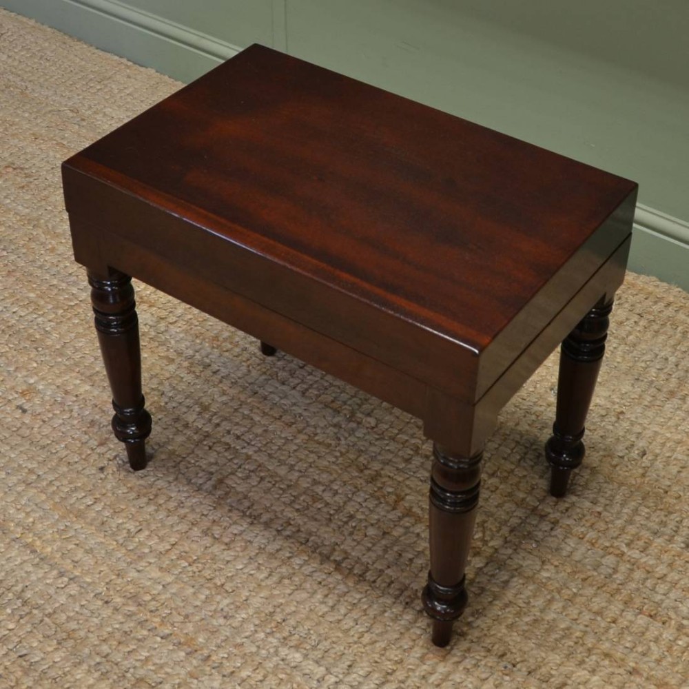 Unusual Victorian Mahogany Antique Small Coffee Table