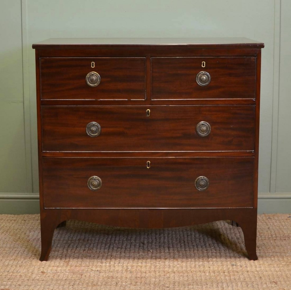 Fine Quality Antique Regency Mahogany Chest of Drawers.