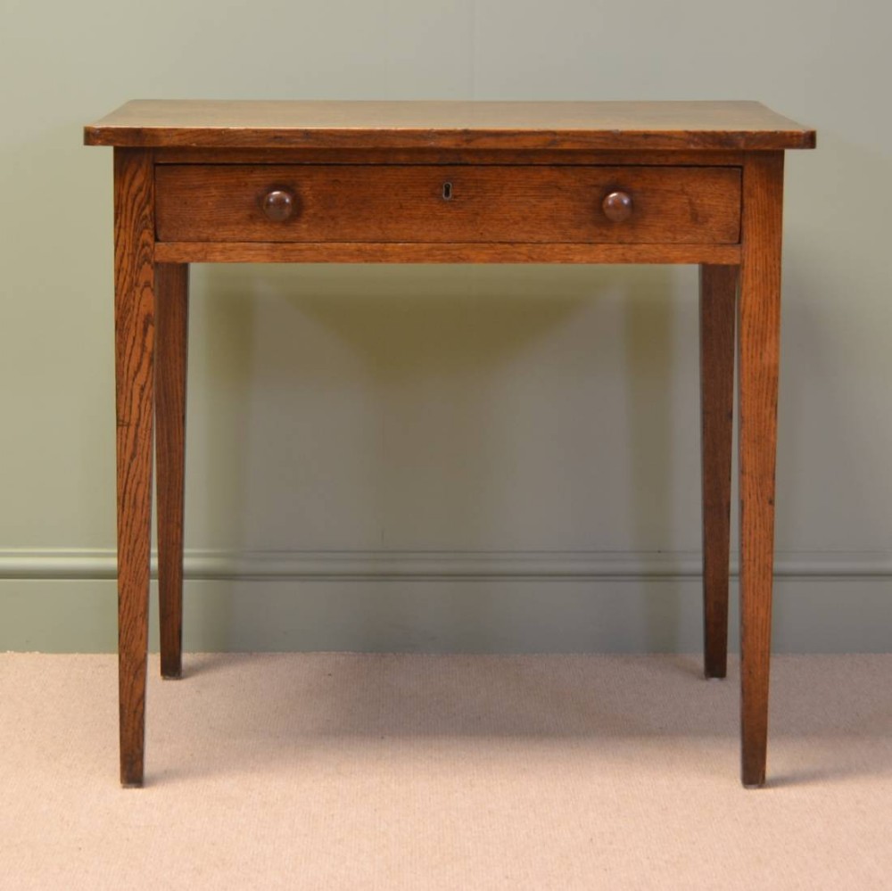 Regency Country Oak Antique Side Table