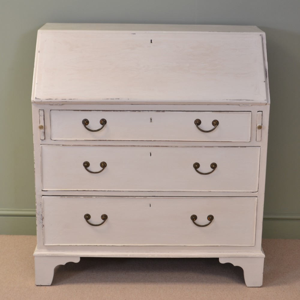 Painted Country Georgian Antique Bureau
