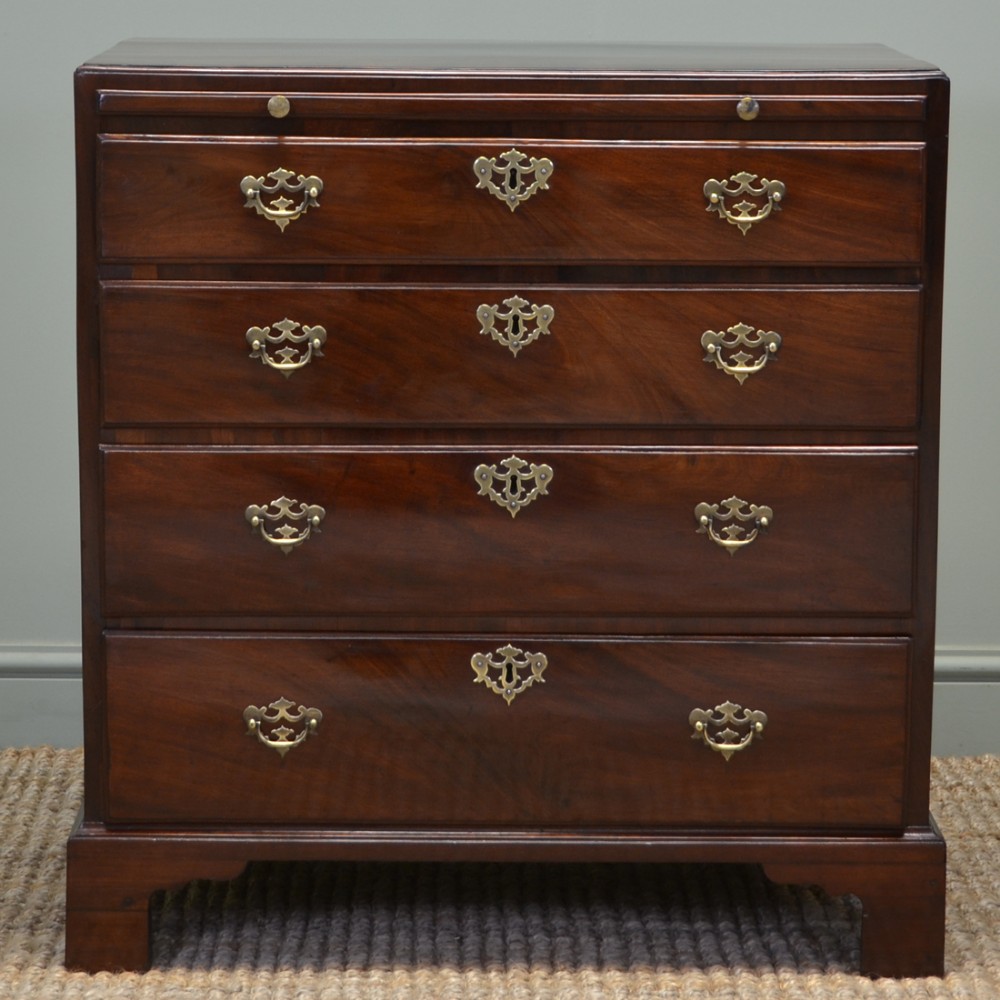 Rare Small Georgian Mahogany Antique Caddy Chest