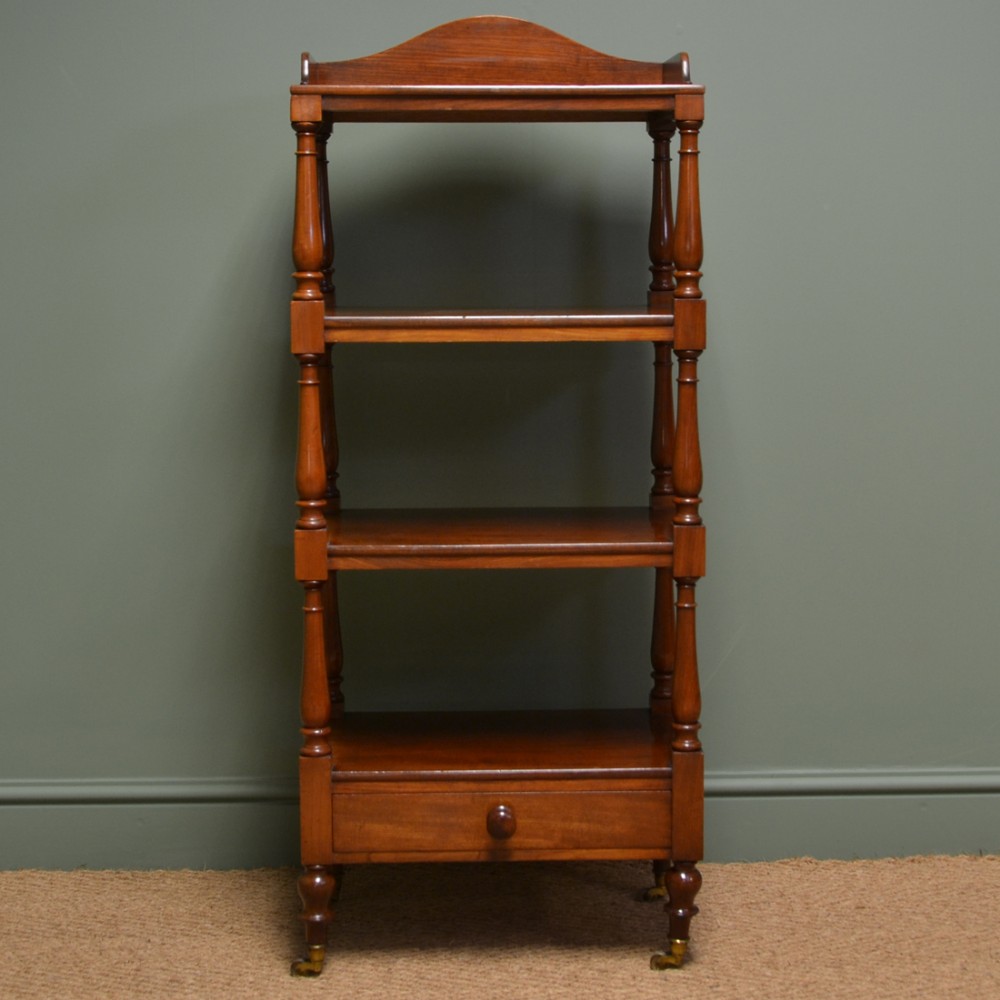 Unusual Victorian Mahogany Antique What Not