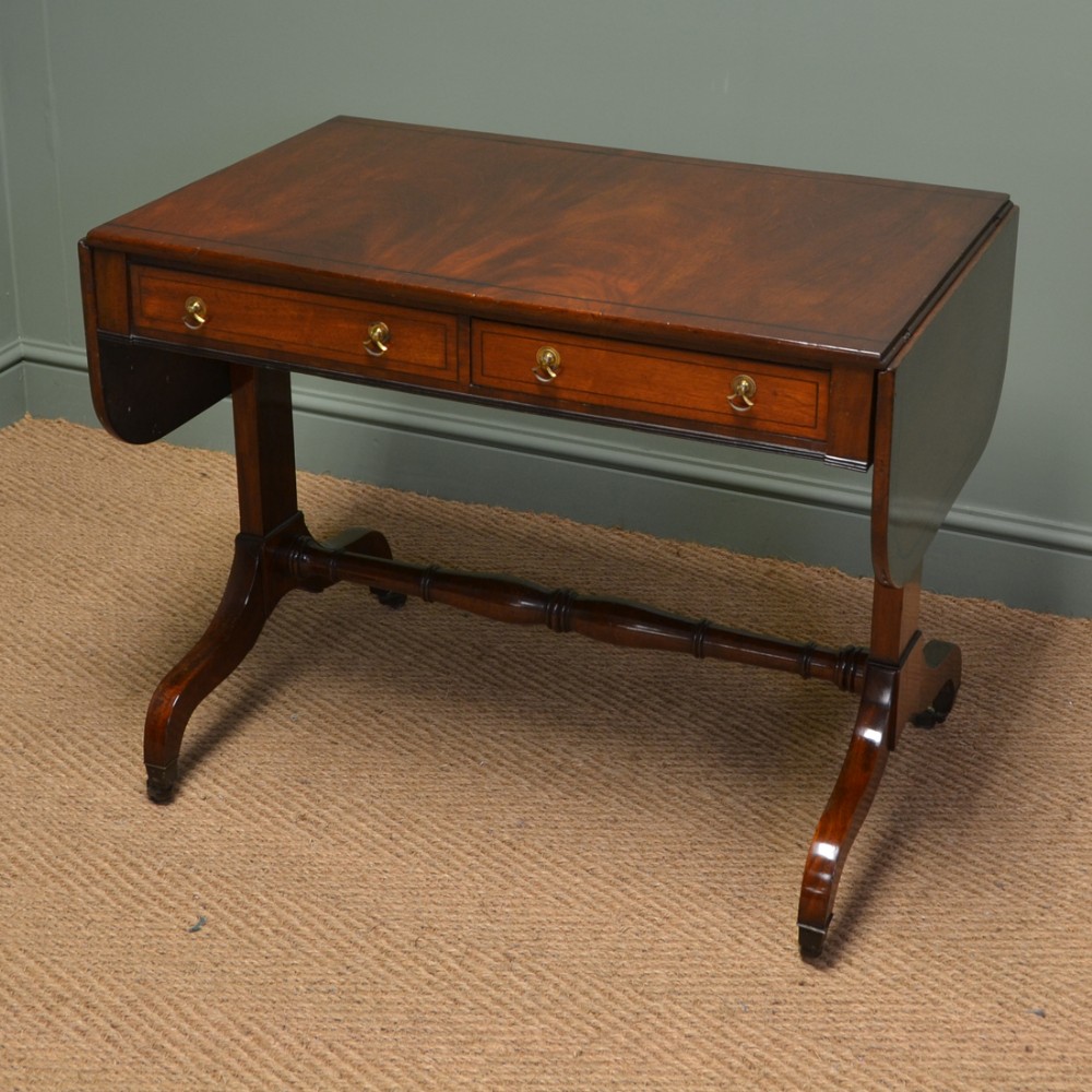Fine Characterful Victorian Mahogany Antique Sofa Table