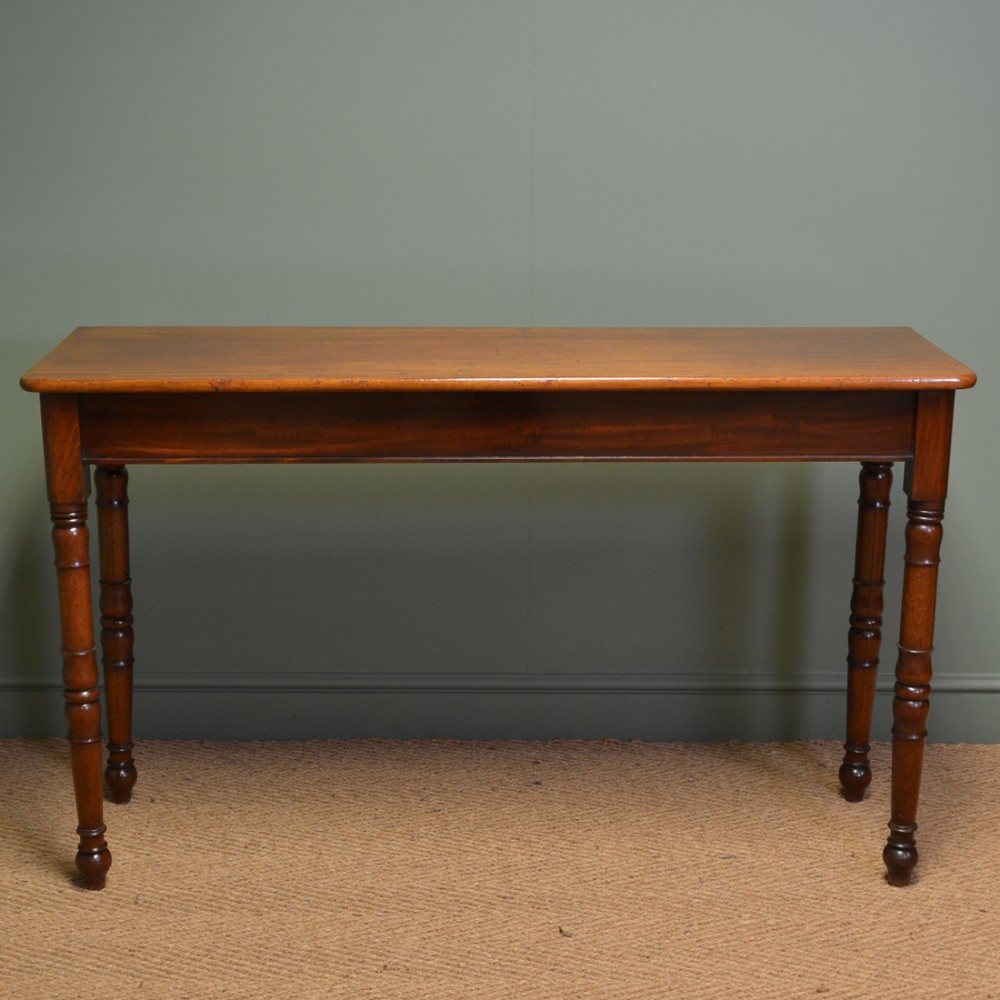 Unusual Early Victorian Antique Console Table