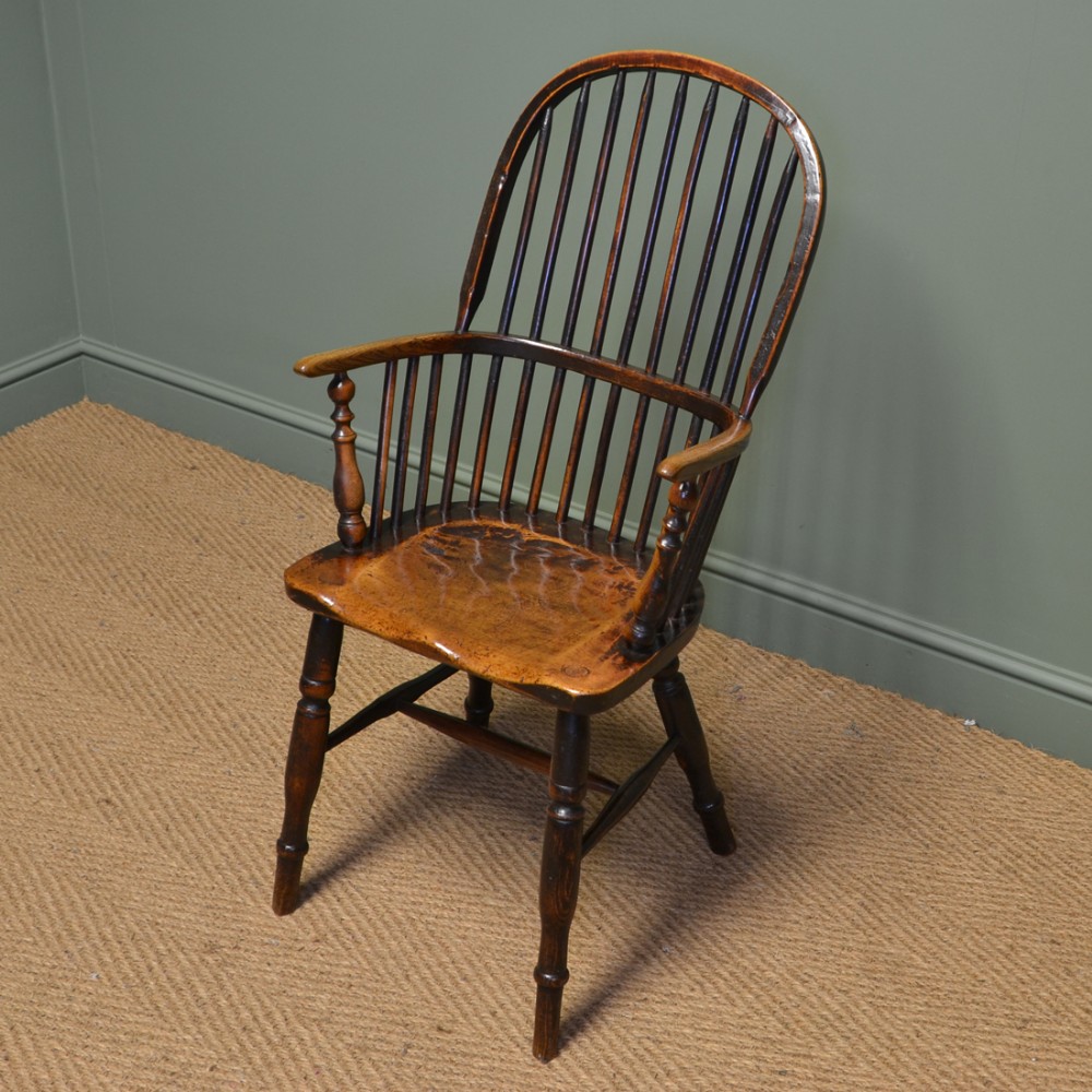 Georgian Wheel Back Antique Windsor Chair