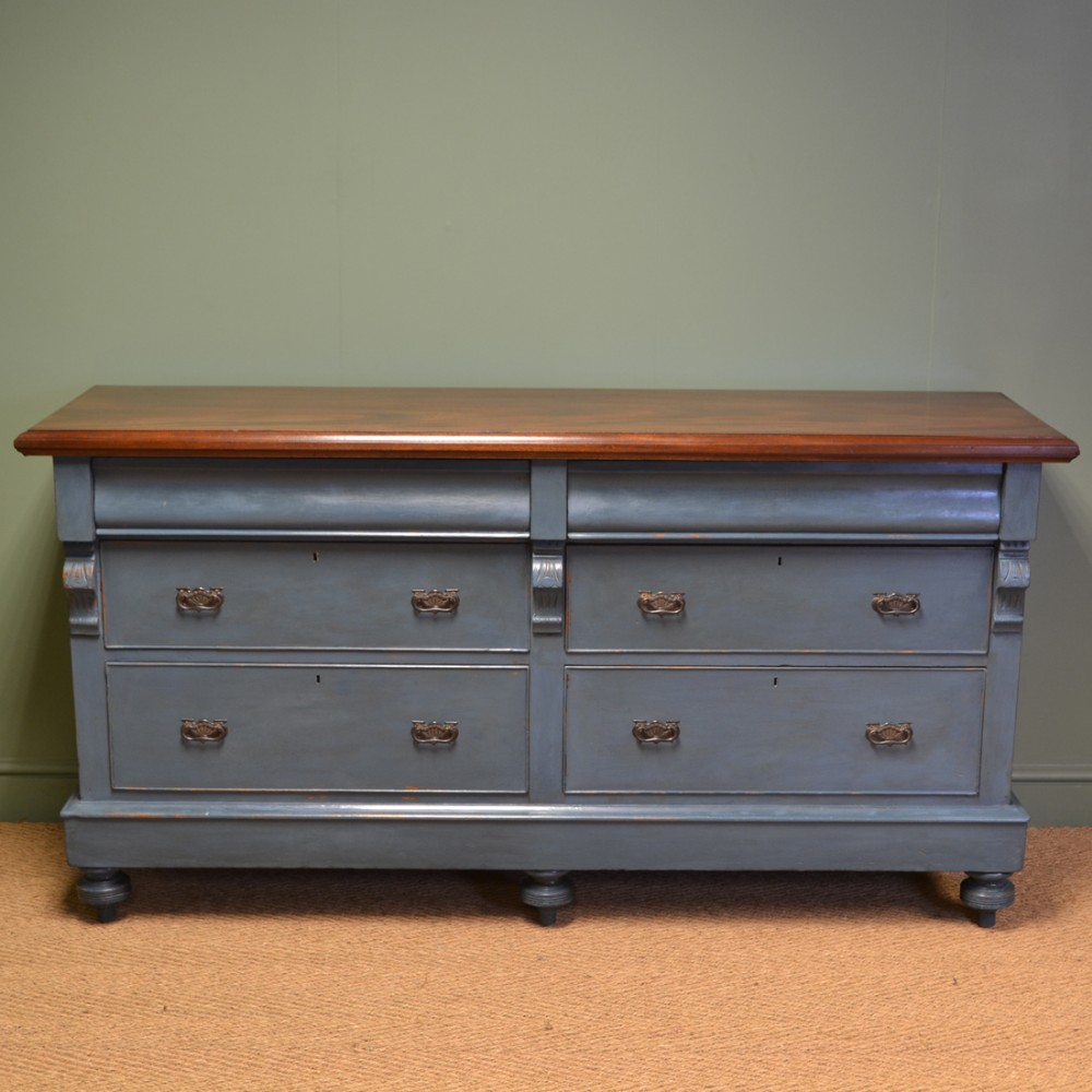 Victorian Painted Antique Dresser Base