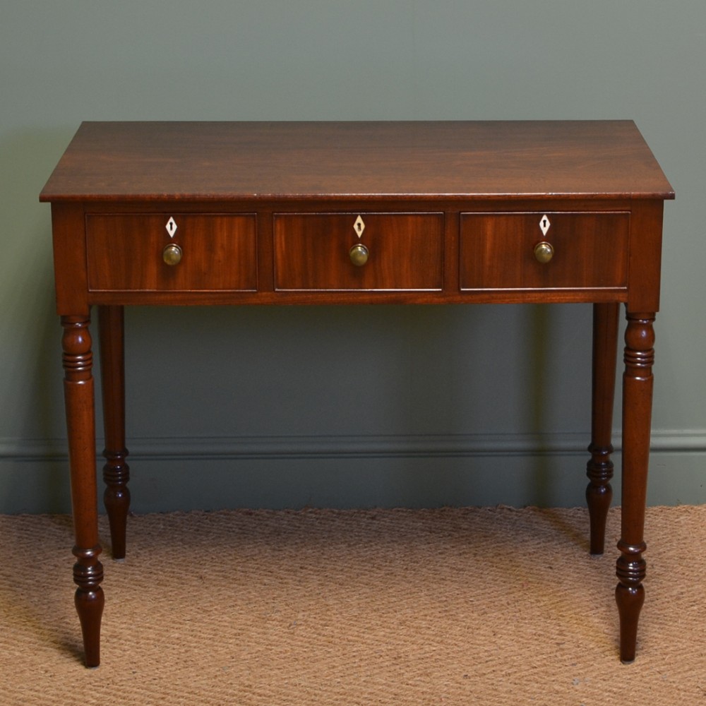 Elegant Regency Mahogany Antique Side Table