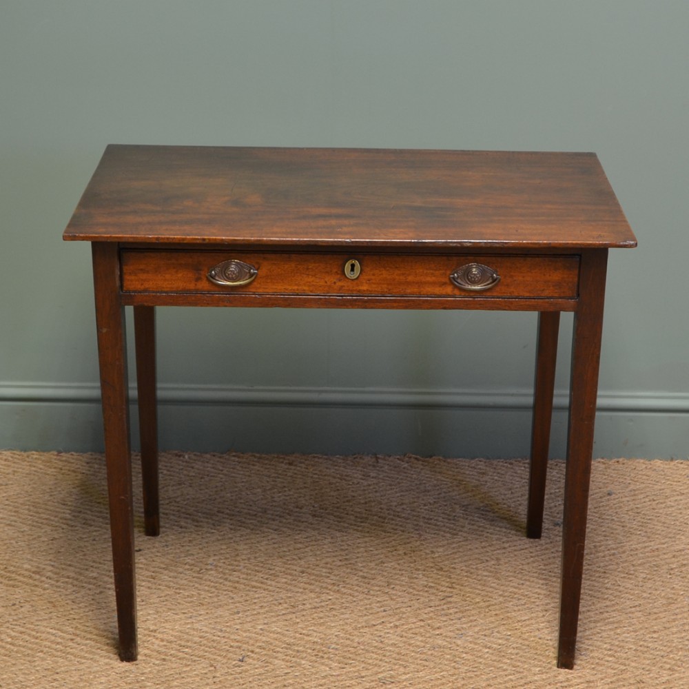 Beautiful Country Regency Mahogany Antique Side Table 