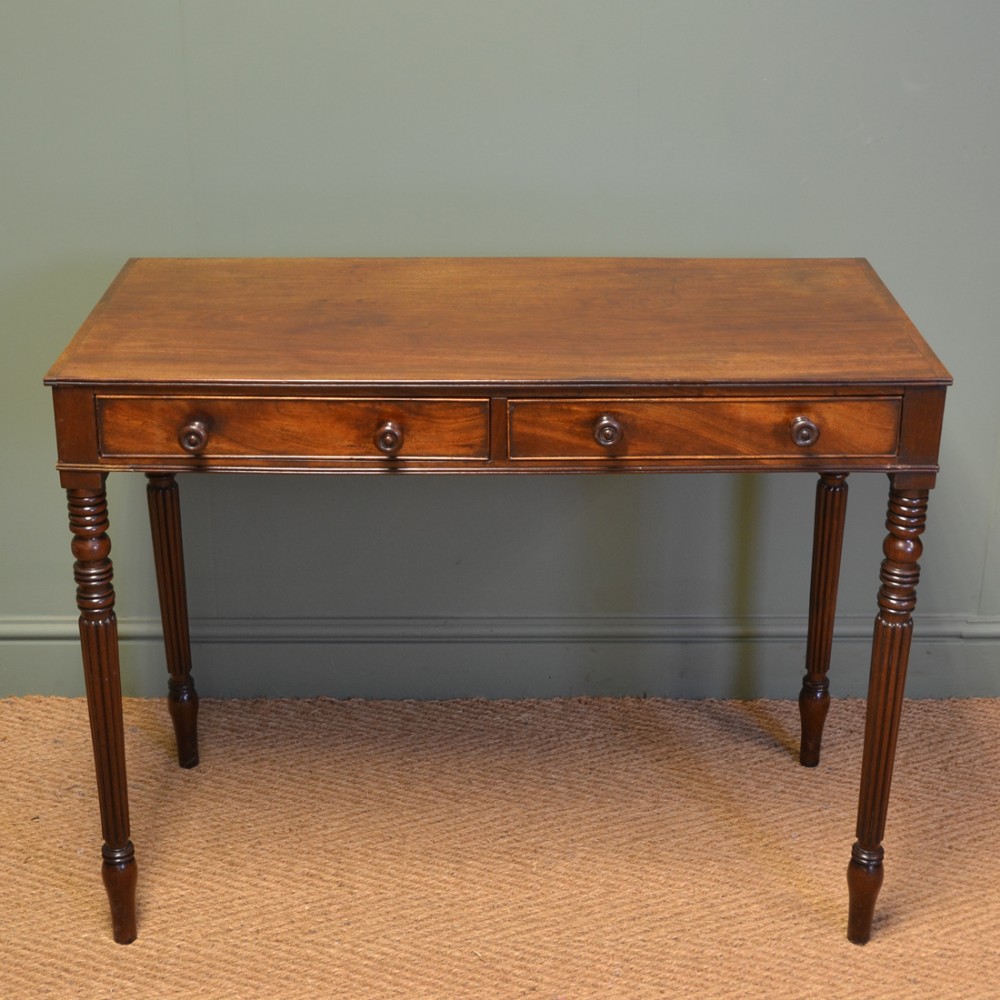 Gillows Design Antique Regency Mahogany Writing Table