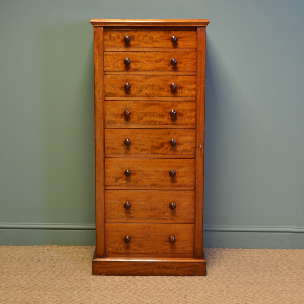Spectacular Heal & Son Large Victorian Mahogany Antique Wellington Chest