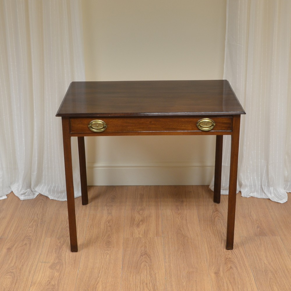George III Figured Mahogany Antique Side Table