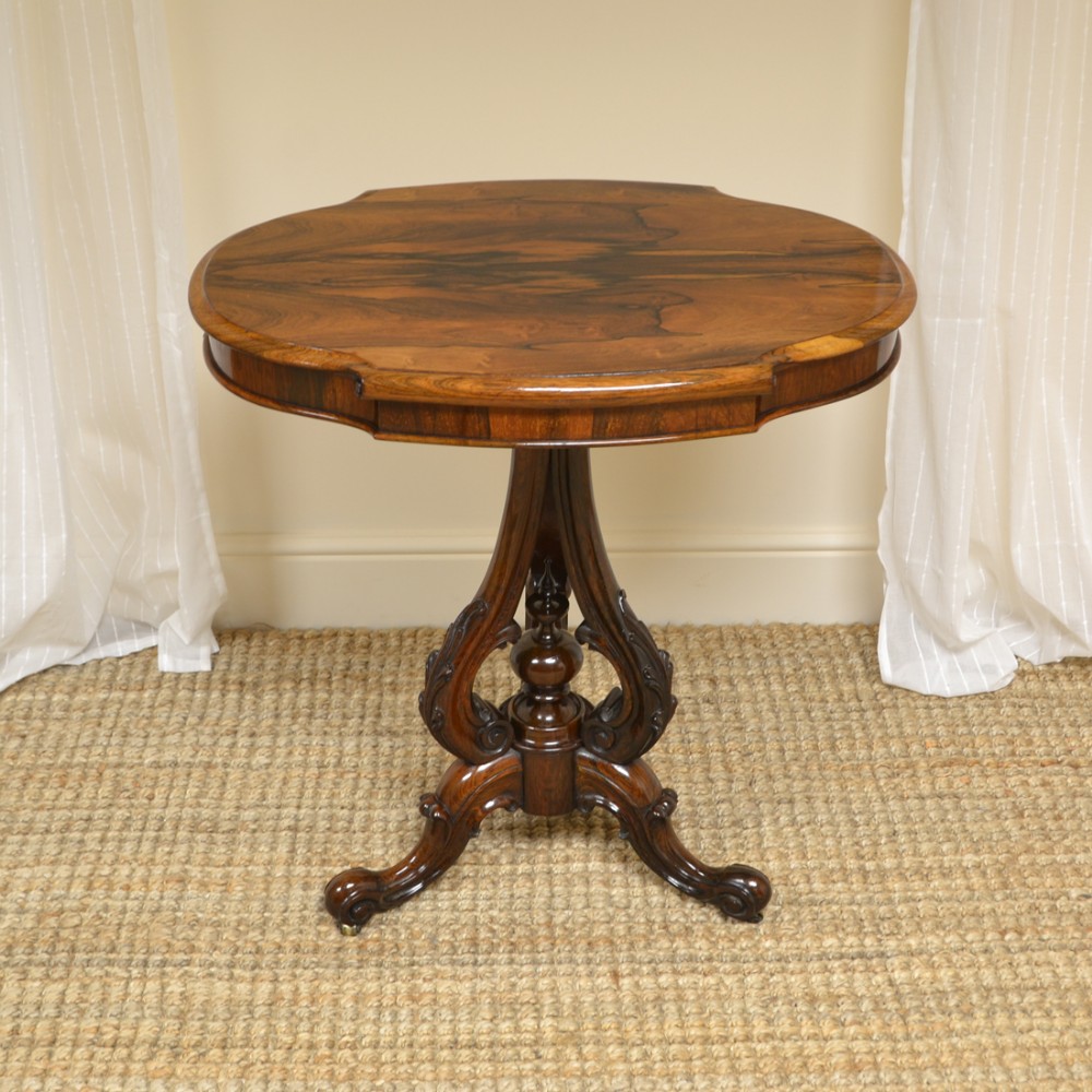 High Quality Victorian Rosewood Antique Occasional Table