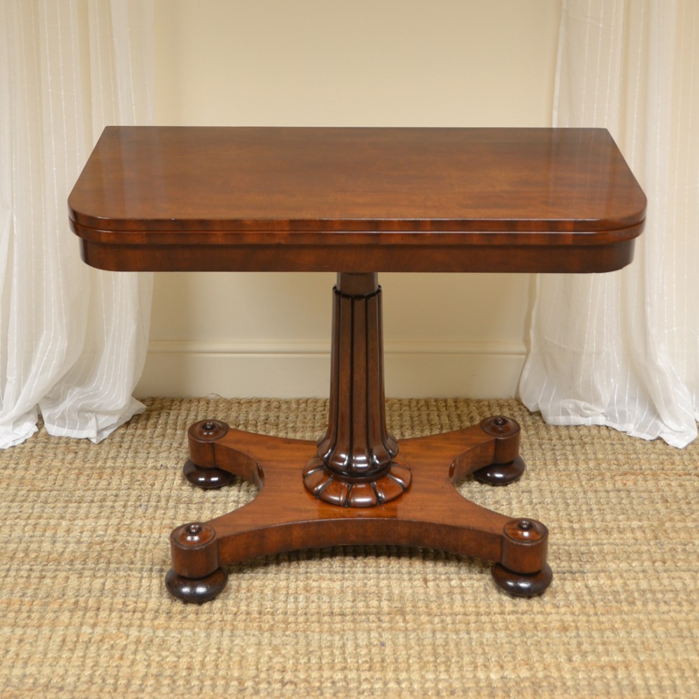 Fine Quality Regency Mahogany Antique Games Table
