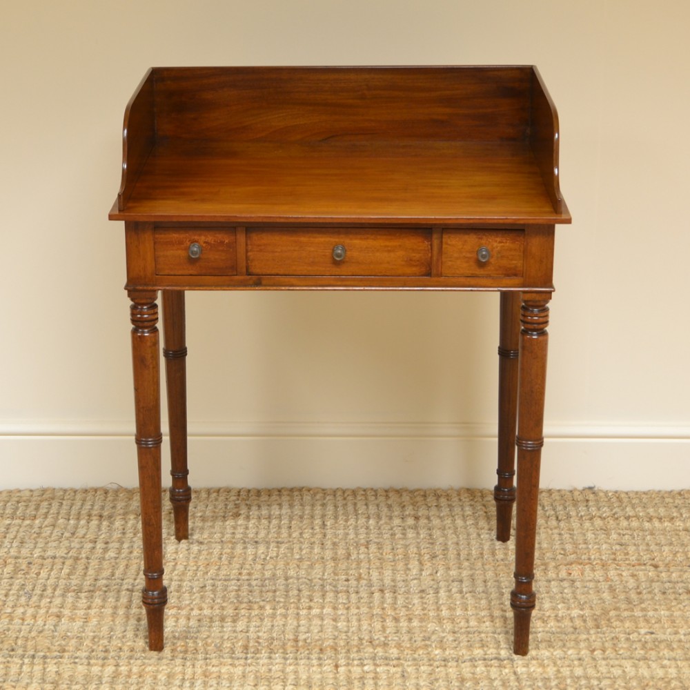 Victorian Mahogany Antique Writing Table 