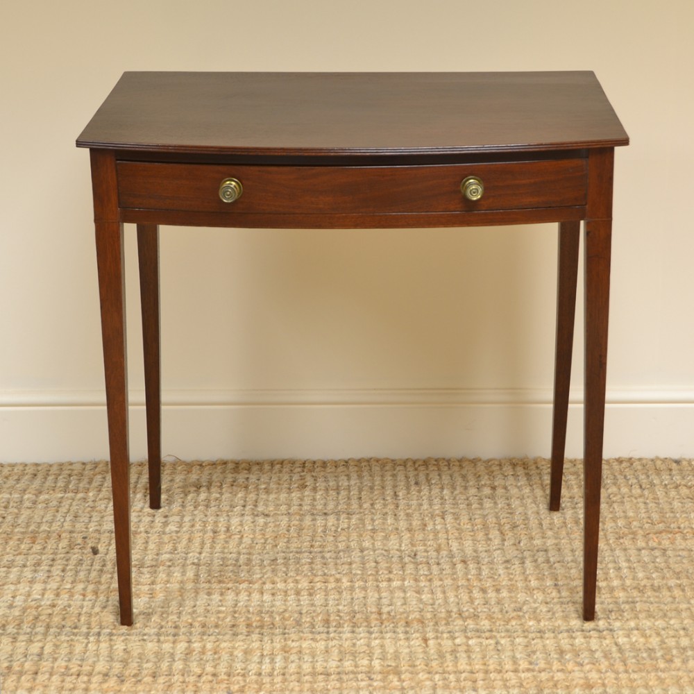 Regency Bow fronted Antique Side Table