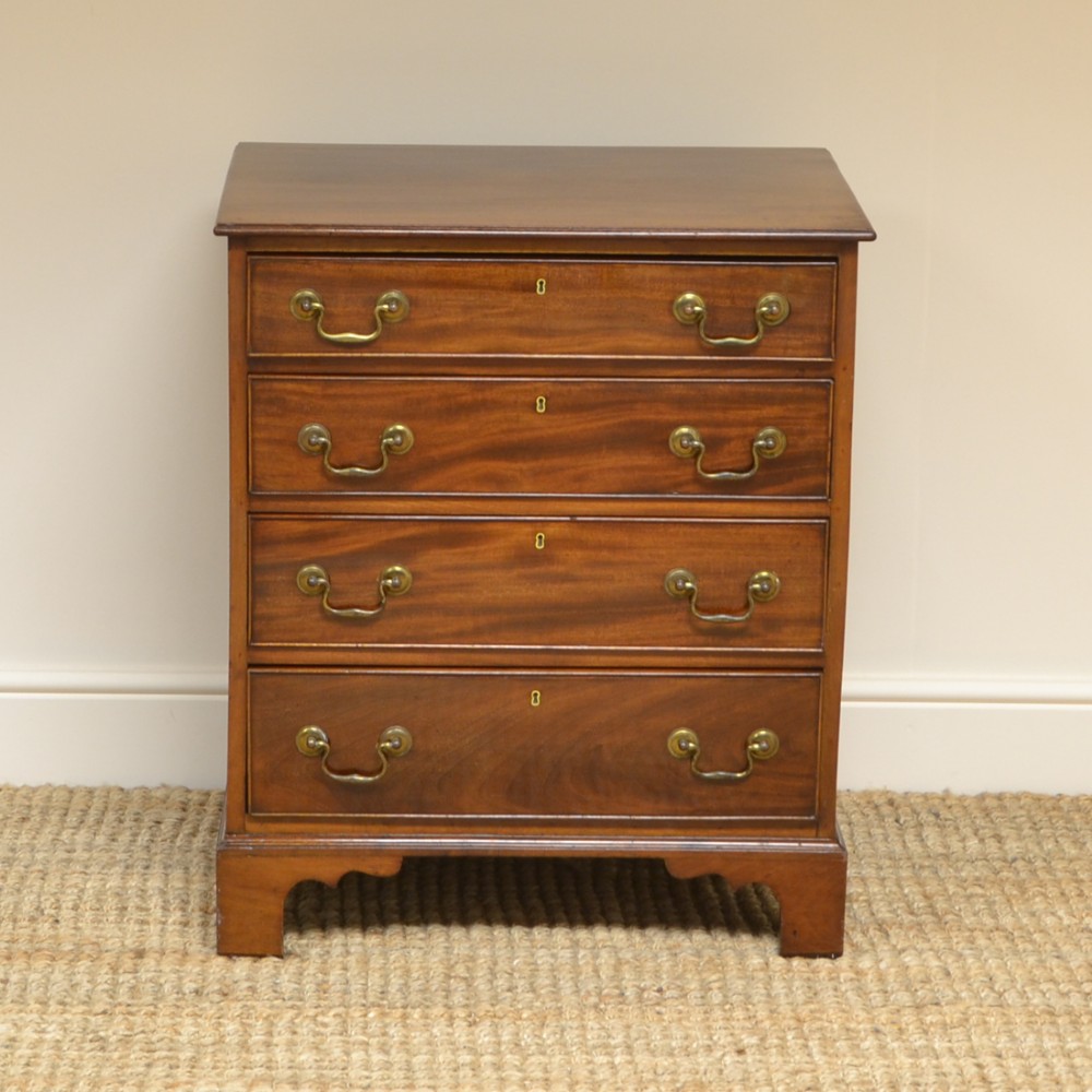 Small Georgian Mahogany Antique Chest of Drawers