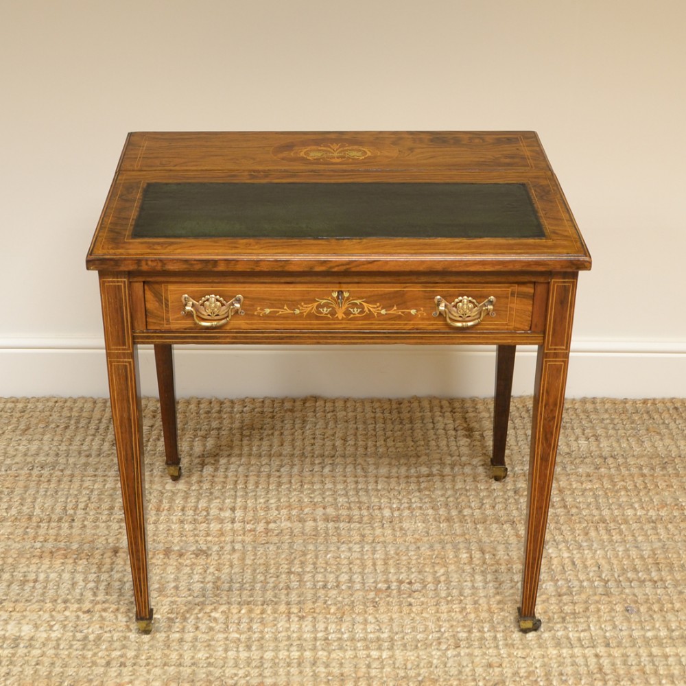 Stunning Quality Adjustable Victorian Rosewood Antique Writing Table