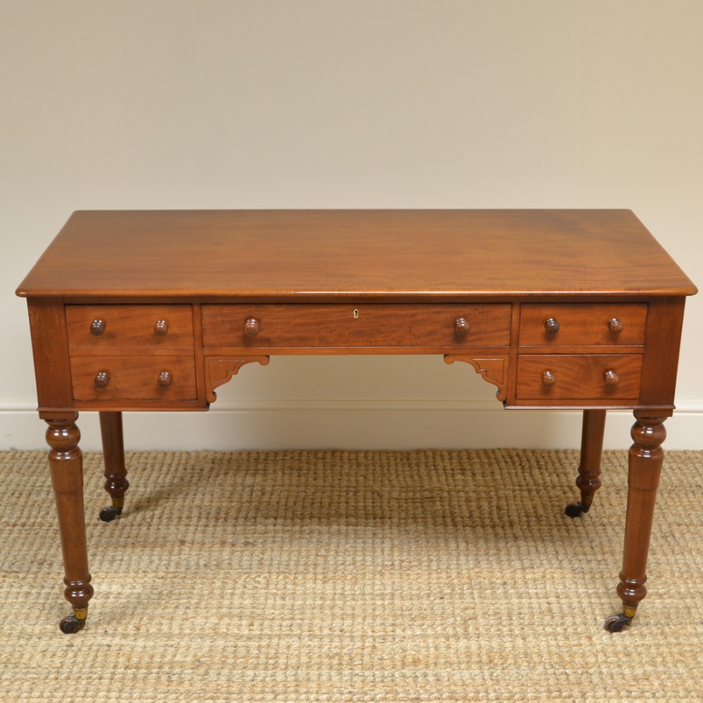 High Quality Victorian Mahogany Antique Writing Desk