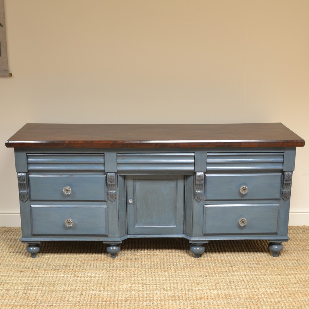 Country Painted Victorian Antique Dresser Base