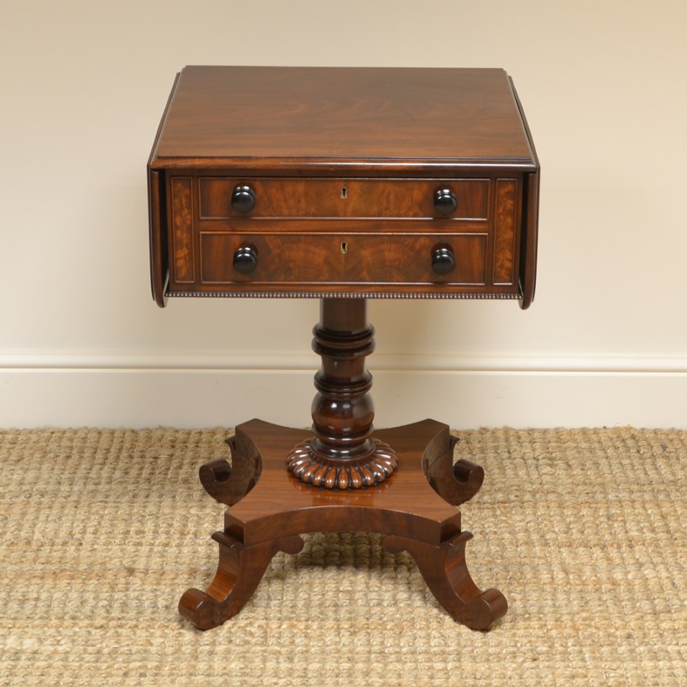 Gillows Quality Regency Mahogany Small Antique Sofa Table