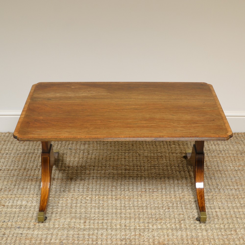 Low Figured Rosewood Coffee Table