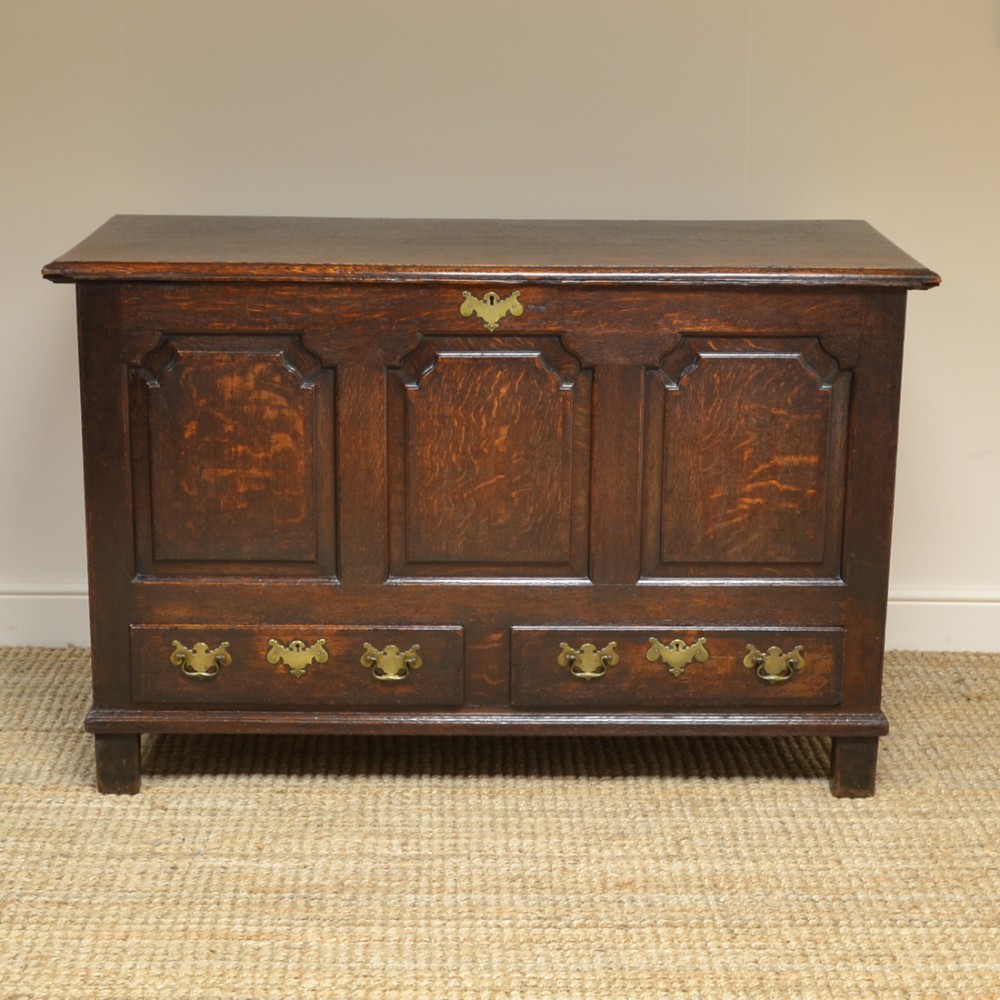 Country Period Oak Antique Mule Chest