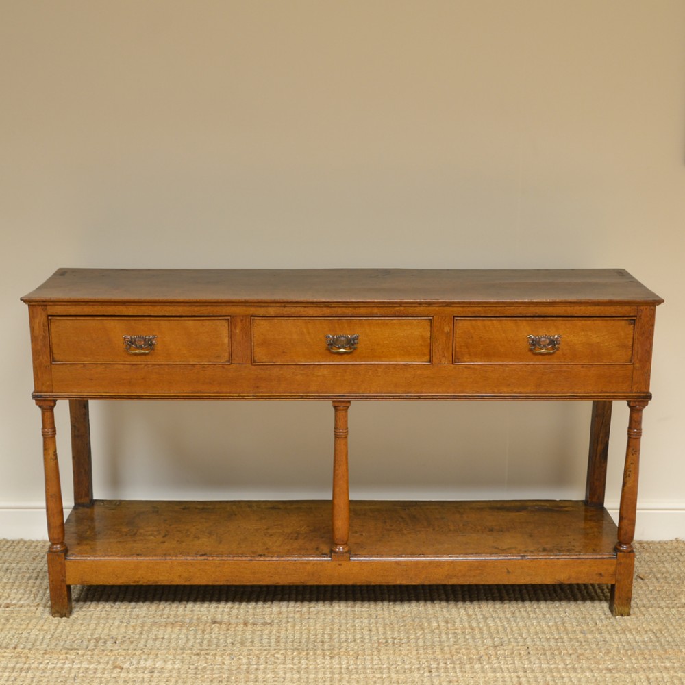Georgian Period Oak Antique Country Dresser Base