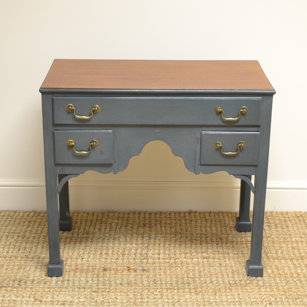 Quality Victorian Antique Painted Mahogany Low Boy