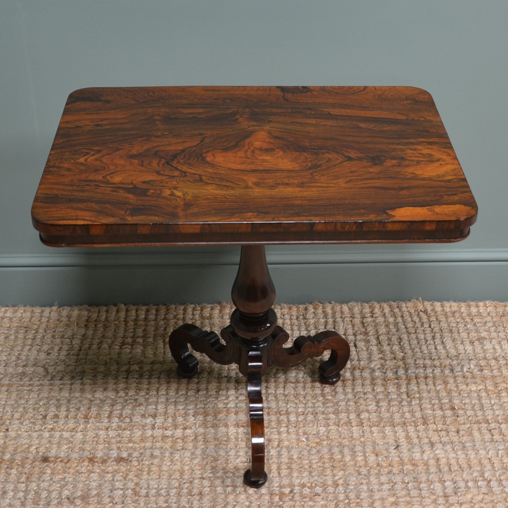 Spectacular Quality Rosewood Antique Victorian Occasional Lamp Table