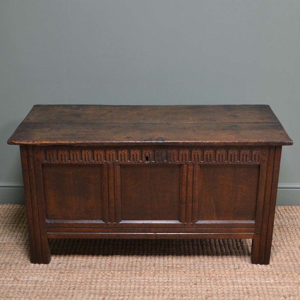 Period Oak Country Antique Coffer