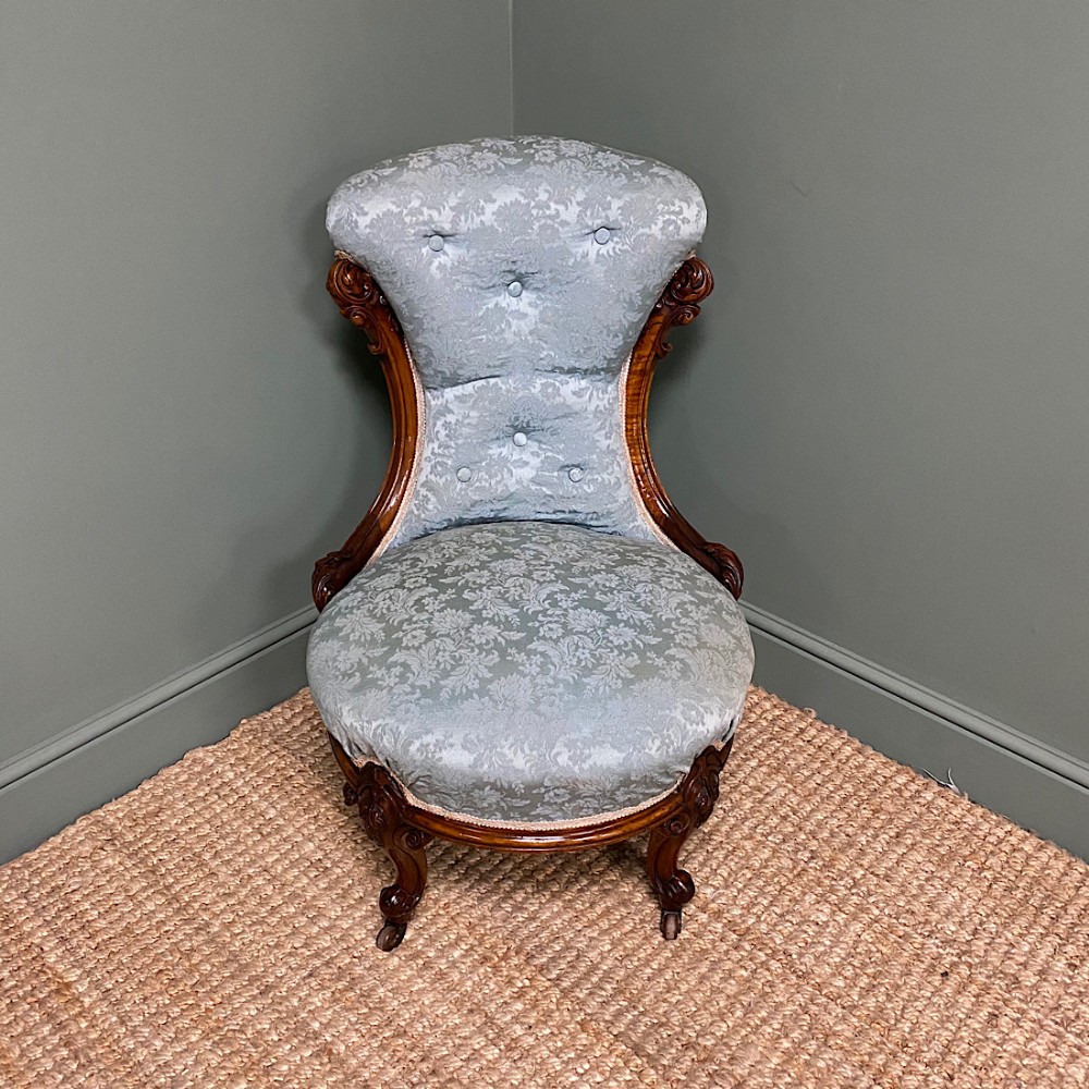 Small Victorian Antique Nursing Chair