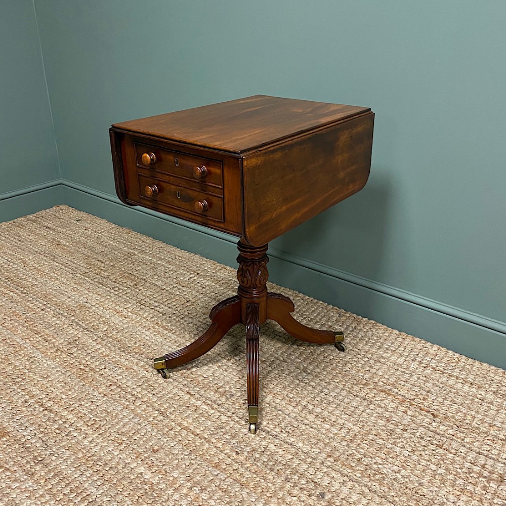 Elegant Regency Mahogany Antique Sofa Table