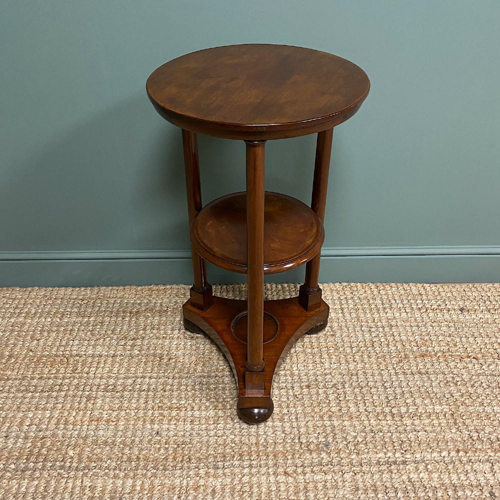 Victorian Empire Style Mahogany Antique Occasional Table