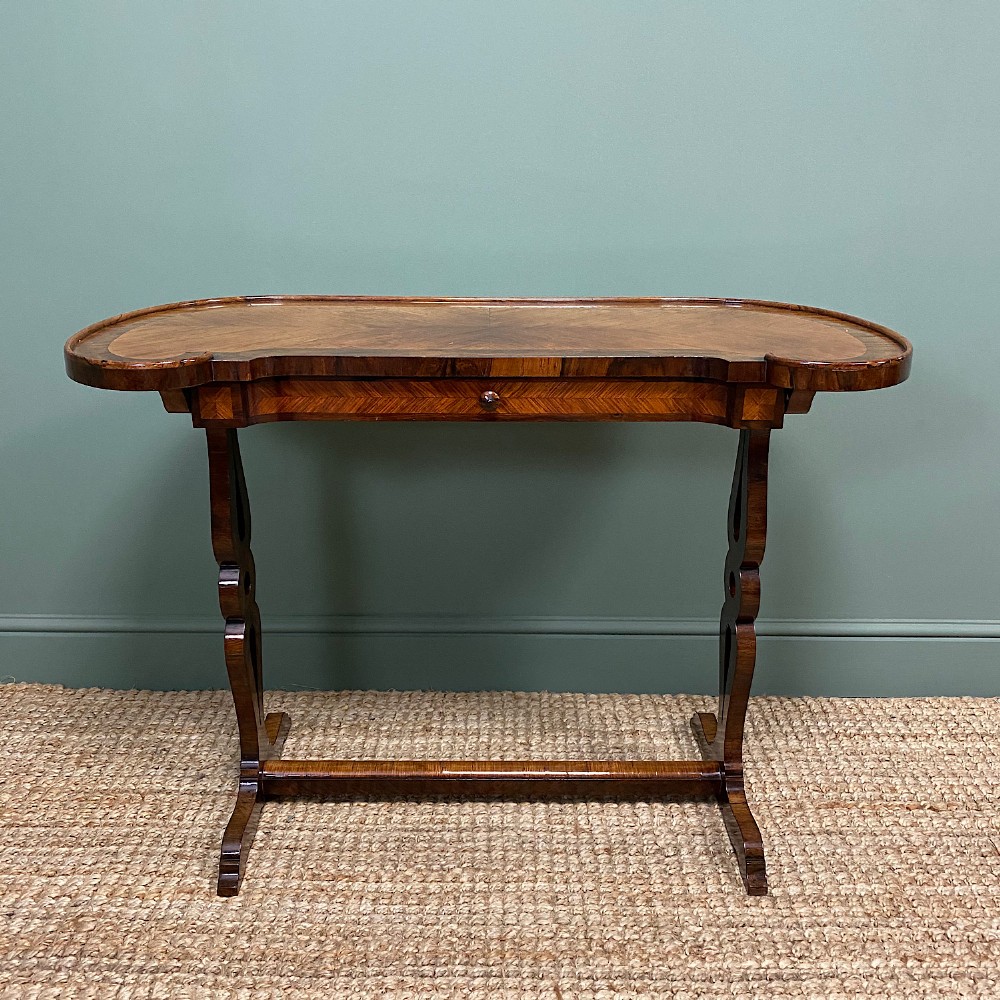 Stunning 19th Century Kingwood Antique Writing Table