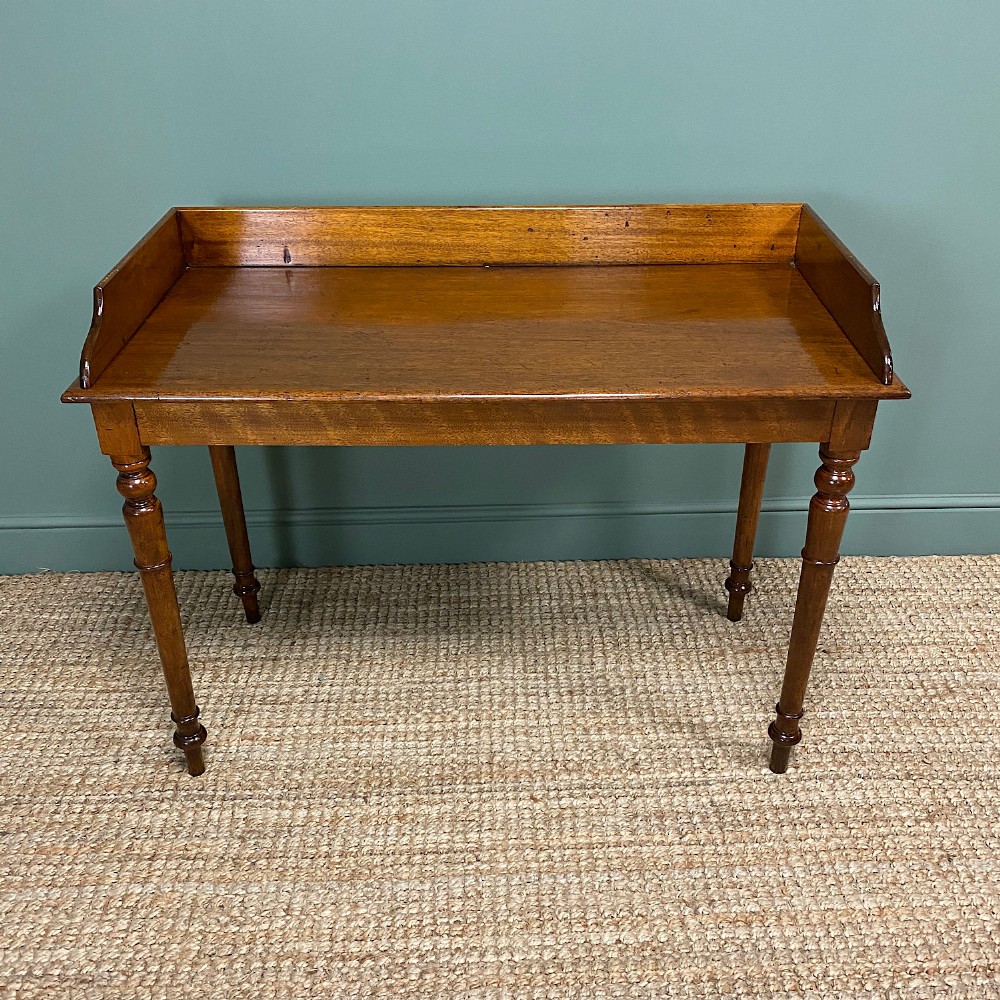Quality Victorian Mahogany Antique Side Writing Table