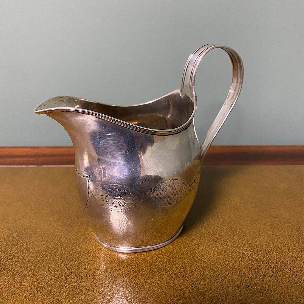George III Silver Cream Jug – Thomas Lamborn, Sheffield.