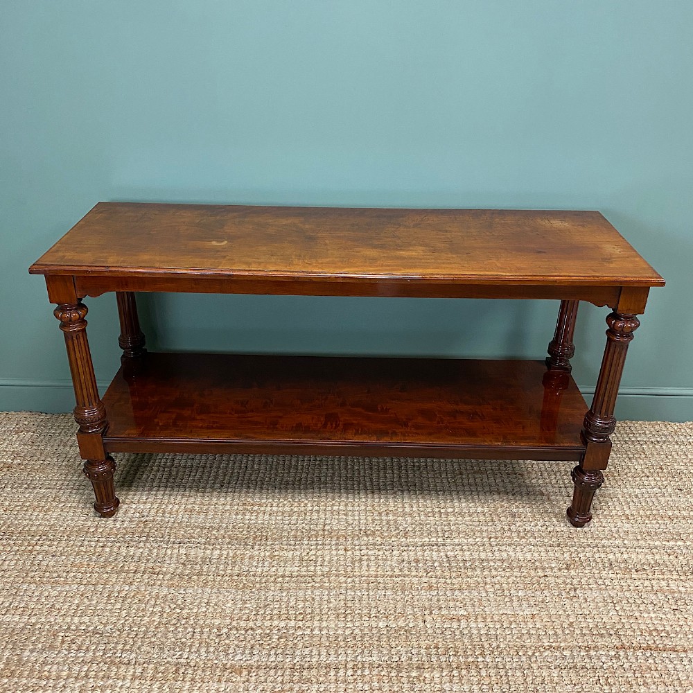 Spectacular Victorian Mahogany Antique Console Table