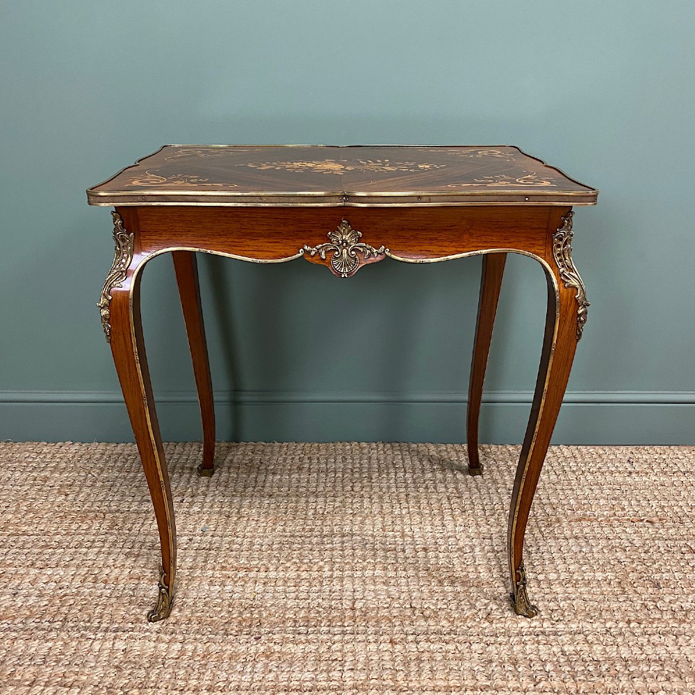 Spectacular 19th Century Kingwood Antique Writing Table