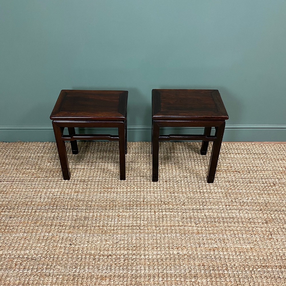 Pair of Antique Chinese Side Tables