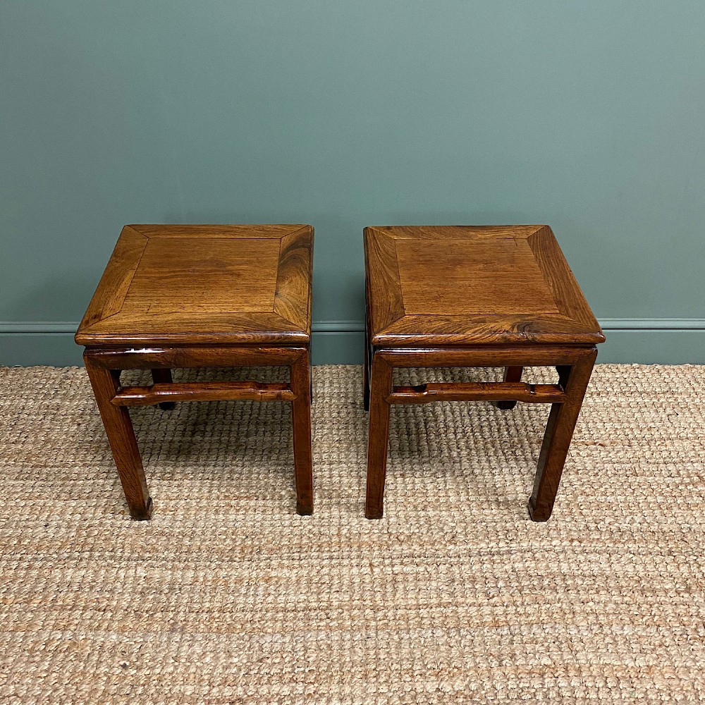 Pair of Antique Chinese Side Tables