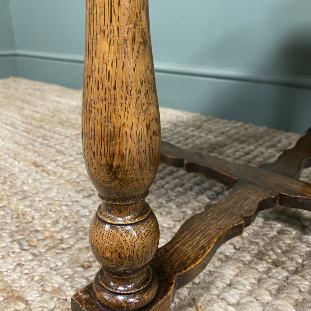 Quality Edwardian Oak Antique Coffee Table View III