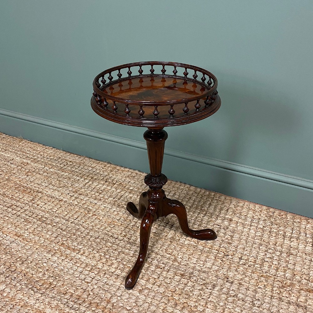 Stunning Edwardian Mahogany Antique Wine Table