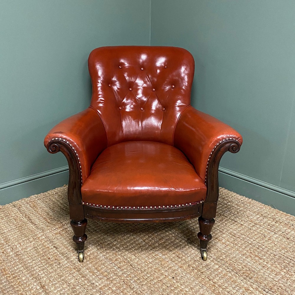 Spectacular Victorian Gillows Antique Armchair