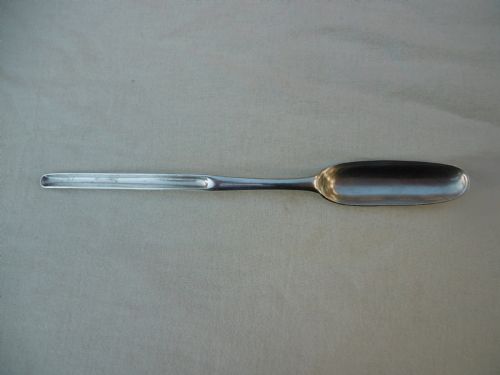 1712 RARE QUEEN ANNE MARROW SCOOP BY J LADYMAN GREAT MARKS AND CREST - ADDITIONAL PHOTO 4