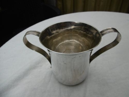 1795 very good george 111 newcastle silver cup or porringer by j langlands - CATEGORY: ANTIQUE SILVER - DATED 18TH CENTURY