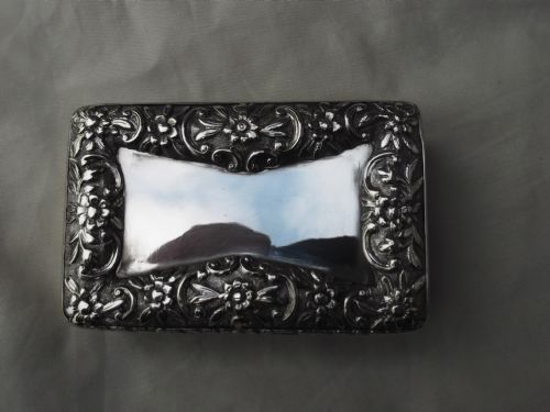 1832 FINE NATHANIEL MILLS SNUFF BOX WITH CAST BORDER 140G - ADDITIONAL PHOTO 5