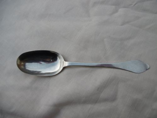 C1700 RARE PROVINCIAL DOGNOSE TABLESPOON BY ANTHONY DODSON OF LEWES - ADDITIONAL PHOTO 4