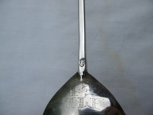 C1630 FINE VERY RARE EXETER SEAL TOP SPOON BY WILLIAM BARTLETT - ADDITIONAL PHOTO 4