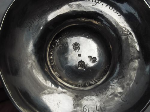 1727 VERY RARE GEORGIAN IRISH CUP BY THOMAS SUTTON GREAT PROVENANCE - ADDITIONAL PHOTO 2